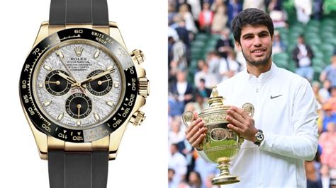 alcaraz wimbledon rolex|carlos alcaraz wimbledon watch.